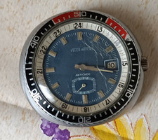 Orologio VELER WATCH ANTICHOC ANNI 60 MECCANICO FUNZIONANTE