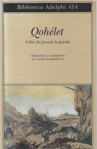 Guido ceronetti qohélet - guido, ceronetti..qohélet