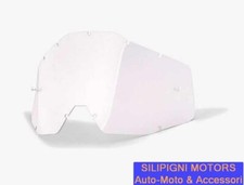 LENTE DI RICAMBIO TRASPARENTE ORIGINALE 100% RACECRAFT-ACCURI-STRATA Generation1