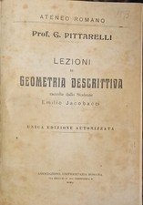 lezioni di geometria descrittiva pittarelli ateneo romano 1912