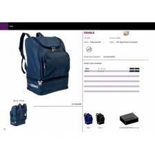 Borsa Zaino Gems Calcio Palestra Con Vano Scarpe e Fondo Rigido Modello Israele