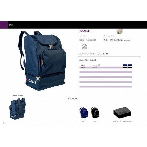 Borsa zaino gems calcio - borsa,