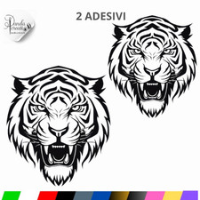 adesivo tigre ruggito zanne