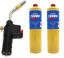 CANNELLO SALDATURA BRASATURA VELOCE 2 BOMBOLE TURBO MAP 400 GR ATTACCO CGA600