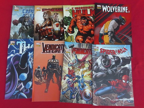 Lotto albi marvel - 8, marvel.1