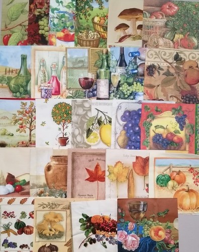 Tovaglioli per decoupage cm - 4, decoupage,