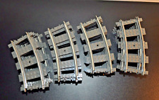 LEGO TRENO 9V - Set di 8 Binari curvi 2867 - Elettrificati, testati funzionanti