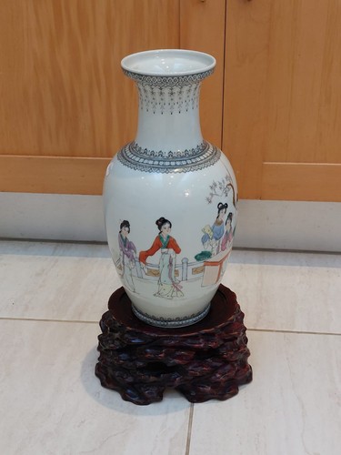 Grande vaso cinese - , 'donna'