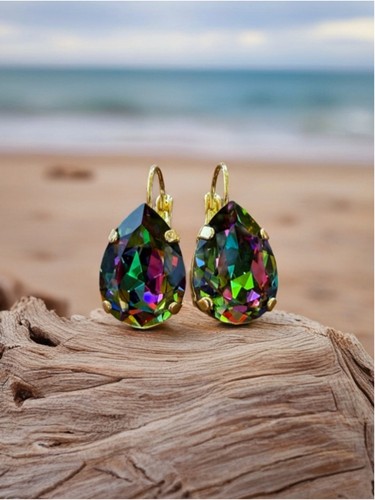 Orecchini goccia swarovski - orecchini,