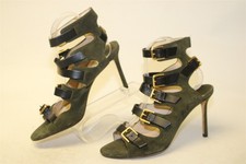Jimmy Choo NUOVO NUOVO CON ETICHETTE Trick 85 sandalo in gabbia donna taglia 9 39 tacco scarpe made in Italy