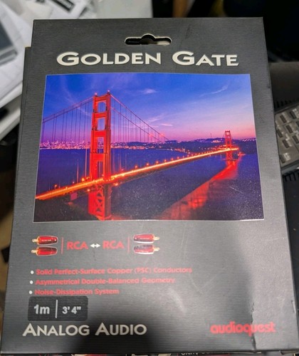 Audioquest golden gate cavo - golden,