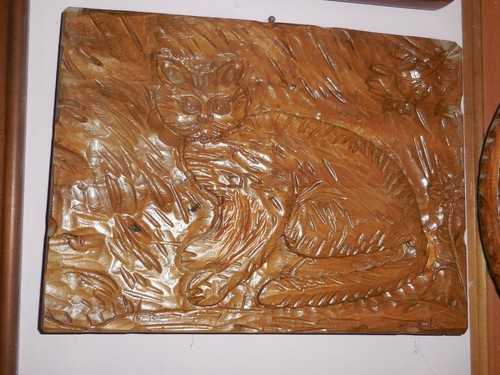Quadretto legno intagliato - in,