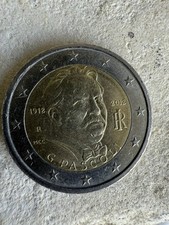 Moneta Da 2 Euro Rara Giovanni Pascoli 1912-2012