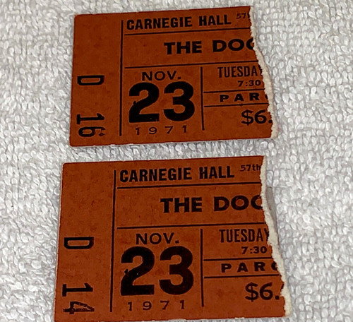 The doors 1971 biglietto - the,