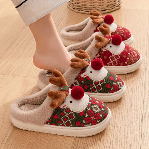 Pantofole natalizie donna - pantofole,