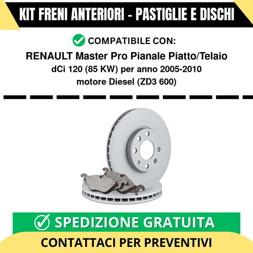 Kit freni anteriori - kit, (pastiglie