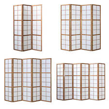 Parete divisoria divisoria paravento legno massello privacy marrone Shoji Homestyle4u