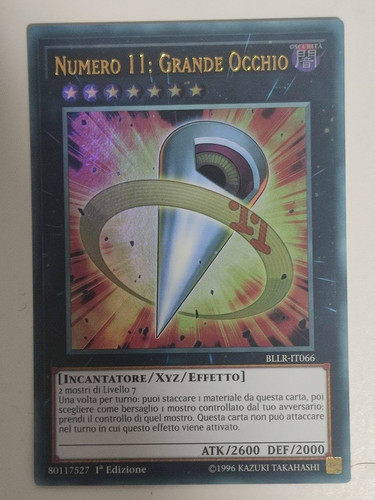 Numero 11 grande - yu-gi-oh!,