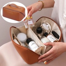 Organizer per trucco in pelle