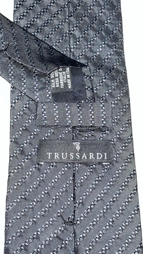 Cravatta trussardi 100 - trussardi, 100%