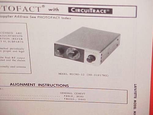 Lafayette 1971 radio - lafayette,