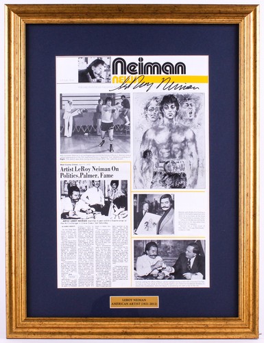 Leroy neiman firmato - neiman, sylvestor