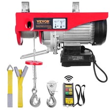 VEVOR Paranco Elettrico a Leva Telecomando Senza Filo 1450W Carico Max. 800kg