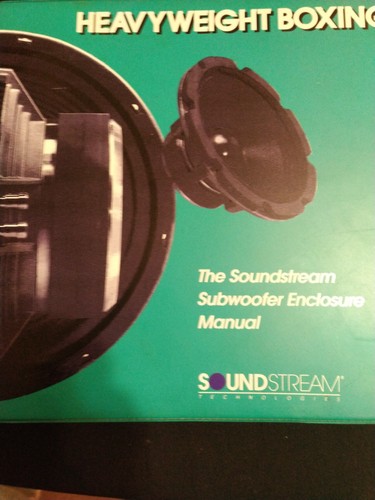 Manuale custodia subwoofer