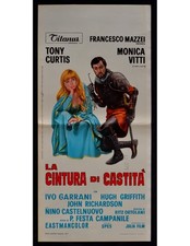 locandina LA CINTURA DI CASTITA' monica vitti tony renis garrani B363