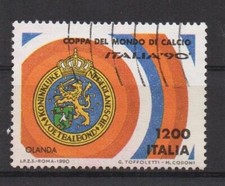 Repubblica Italiana 1990 "Mondiali di Calcio "  Olanda singolo  usato