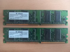 RAM DDR1 2x 128 Mb - DDR 333