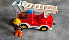 Playmobil - Junior 71683 Autoscala Pompieri, con scala estensibile e pompiere