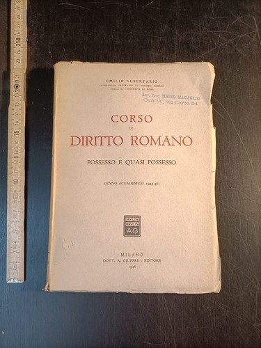 Corso diritto romano - di,