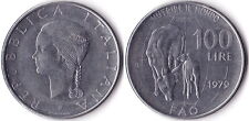 REPUBBLICA 100 LIRE 1979 FAO
