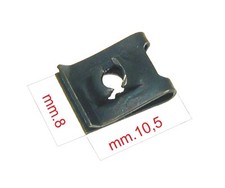 KIT 10 PIASTRINE PER VITE AUTOFILETTANTE DIAMETRO 2,9 PER FISSAGGIO CLACSON