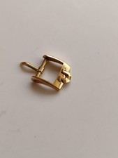 50s OMEGA BIG LOGO GOLD PLATED WATCH STRAP BUCKLE FIBBIA OROLOGIO UHREN 12mm 