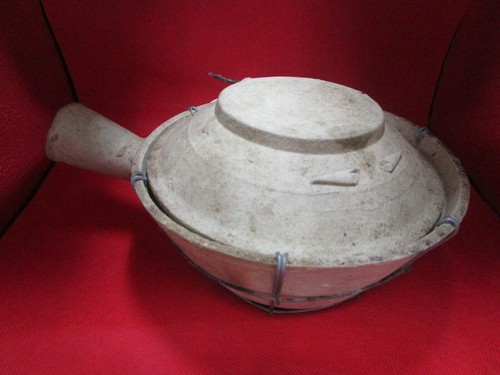 Antica pentola asia argilla - antica, in