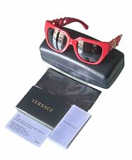 Versace Medusa Occhiali Da Sole Catena Oro Rosso Medusa “Sun Glasses Lunette.