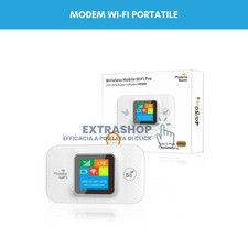 MODEM ROUTER WIFI PORTATILE SIM 4G/5G MF688 300MBPS HOTSPOT MOBILE DISPLAY LED