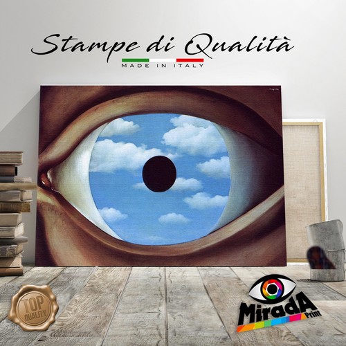 Quadro renè magritte falso - quadro,
