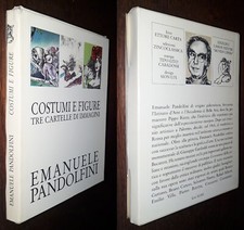 Costumi e figure, tre cartelle di immagini, Emanuele Pandolfini. Autografato