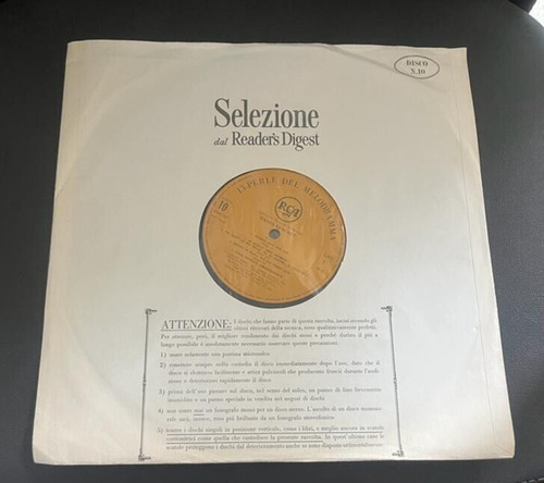 Disco vinile selezione dal - vinile, 33
