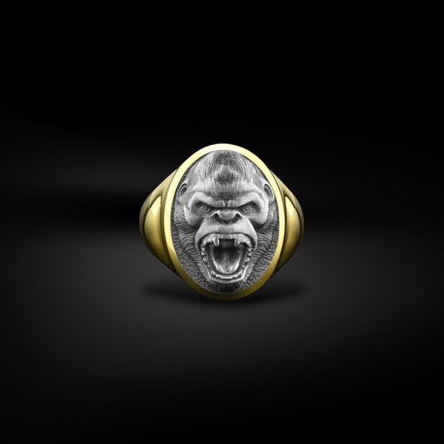 Anello uomo king kong - da,