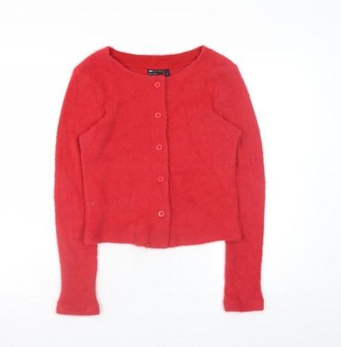 Maglione cardigan rosso donna