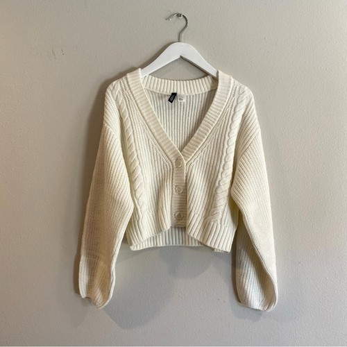 Cardigan maglione scollo - , a