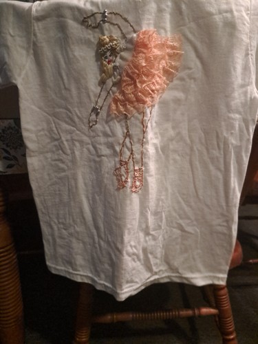 Shirt bianca ballerina - t-shirt,