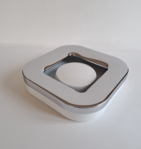 Posacenere quadrato bianco ico - bianco,