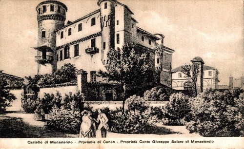 Cuneo monasterolo castello - castello, f