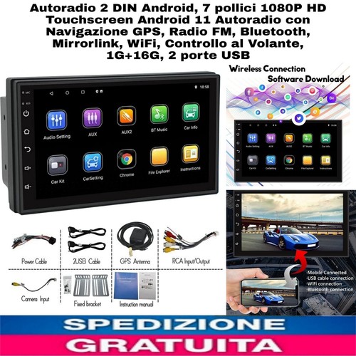 Autoradio din android - 2, android,7"