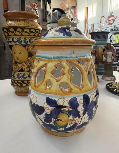Vaso ceramica smaltato - vaso,